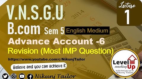 TY Bcom sem-5 Revision Lecture-1| Most IMP short Question | #vnsgu #nikunjtailor