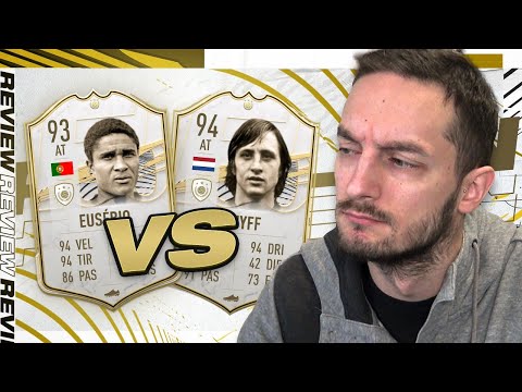 EUSEBIO vs CRUYFF - ICON REVIEW | IL CORNER con JUST ROHN