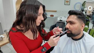 Tamara 🇬🇧 English Lady Barber | 1 Hour ASMR Beard Trim & Luxury Grooming Ritual