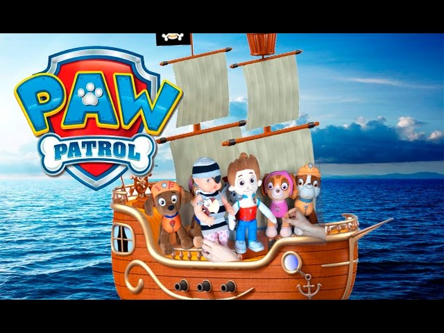 LA PATRULLA CANINA BARCO PIRATA! EN BUSCA DEL LORO! aventura de la patrulla  canina y nenuco pirata! 