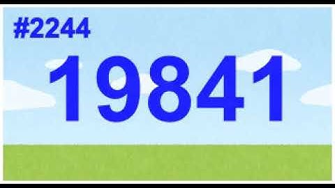 Count up 2201st to 2300th prime numbers! 1st channel.