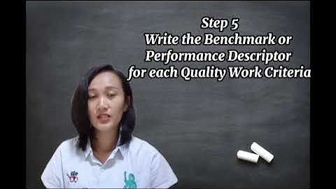 STEPS IN DEVELOPING A RUBRIC (Module 6)