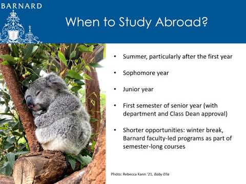 Study Abroad 101 - The Basics: Why, When, Where