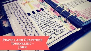 John - The 12 Disciples - Prayer and Gratitude Journal Process