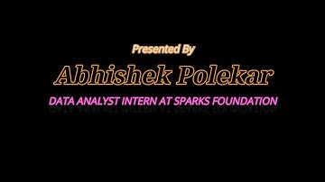 TASK 3- The Sparks Foundation under Data Science and Business Analytics