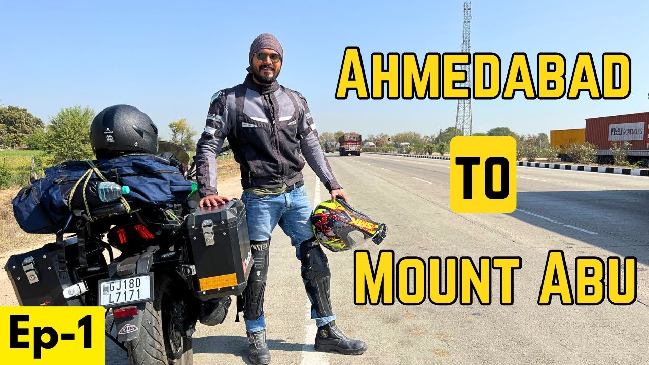 My First Vlog | Ahmedabad to Mount Abu | Rajasthan Ride Start | Ep-1
