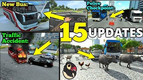 FINALLY! BUS SIMULATOR INDONESIA MAJOR UPDATES - Maleo Change Everything New Features ! 