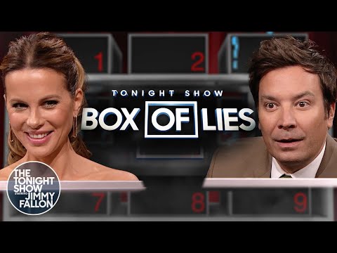 Box of Lies with Kate Beckinsale | The Tonight Show Starring Jimmy Fallon