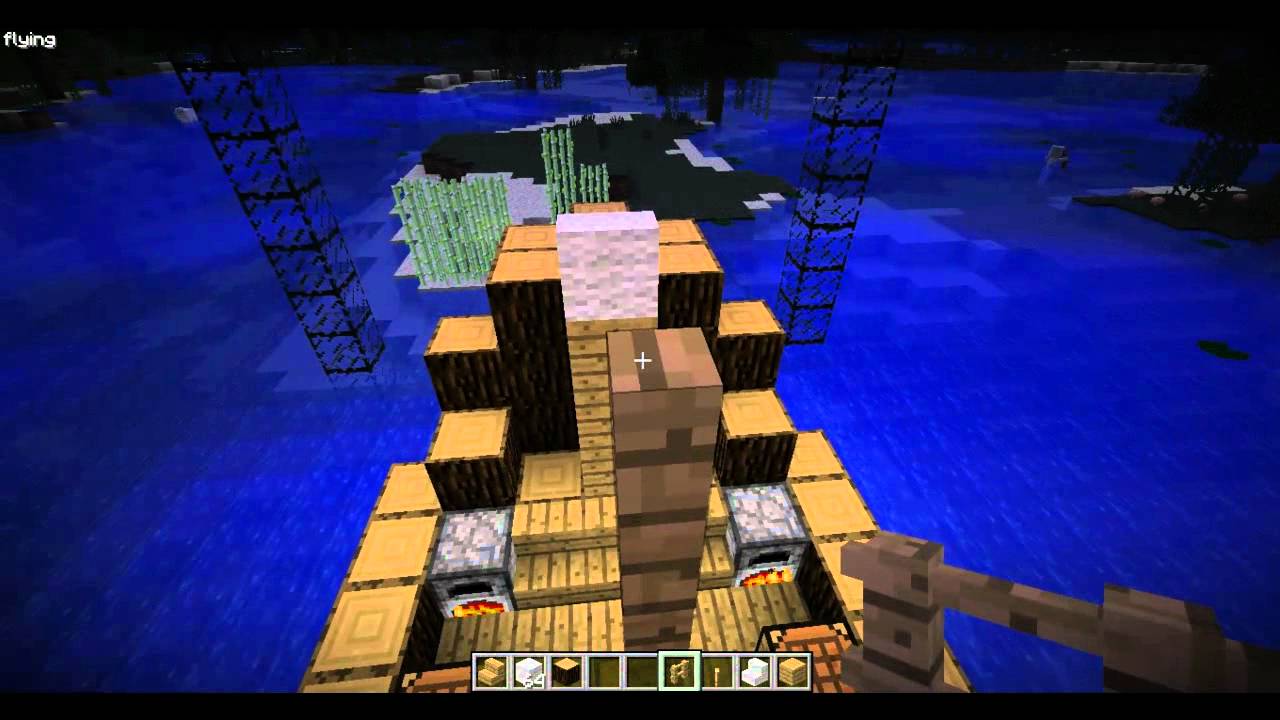 Minecraft Mod - Ships and Boats - YouTube