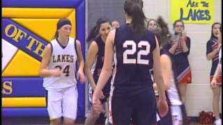 Forest Park's Lexi Gussert scores 32 points in First Half against Lake Linden-Hubbell