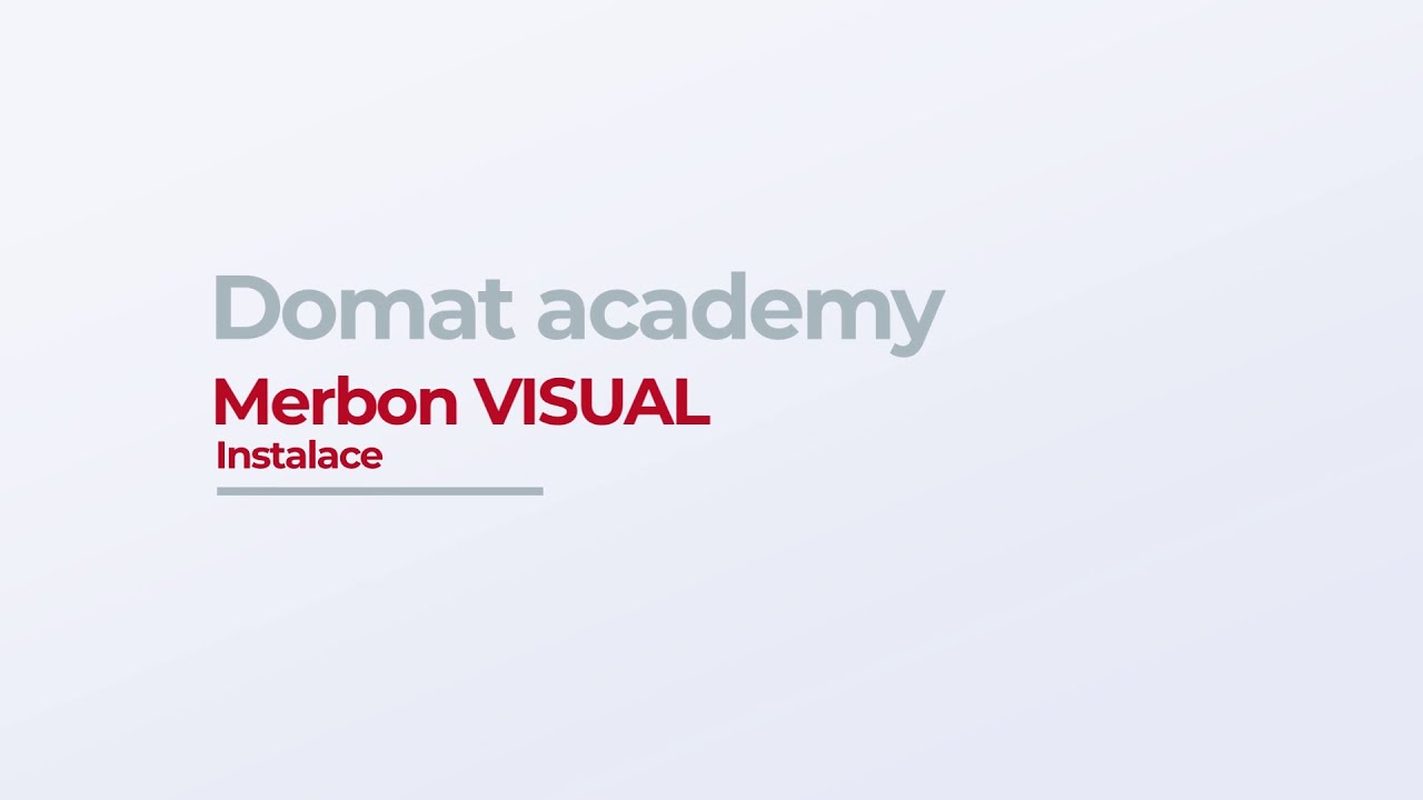 Merbon Instalace Merbon Visual - YouTube
