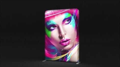 Light Wall Backlit Portable Display Video | GH Display