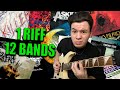 The most used riff in metal from death metal to metalcore