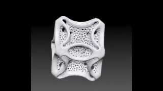 Information 3D printed - The Cube - Math Art by Dizingof on 3Dizingof.com Update