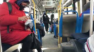 CTA On Board Riding 2015 Nova LFS Bus 8031 on Route 49 Western from Foster to North Ave