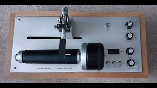 Electronic Phonograph Cylinder Machine
Here is a new electronic phonograph cylinder machine, superbly built by Stephen Bennett of Vintagetech, UK. Stephen has been working on its design for several years, during which time I have provided advice and feedback with regard to functionality and features, based on my previous experience using electrical cylinder machines of a more rudimentary design.
The cylinder that you hear being played is an Edison Blue Amberol (catalogue number 23007), recorded in London in 1913. The title is Off I Went To Doctor, composed by Harry Fragson and sung by Jack Charman. (NOTE: Before playing this video, please make sure that Stable Volume is switched OFF in the YouTube Settings).
Please note that no restoration processes or audio filters have been applied to this transfer. What you hear is the music signal coming directly from the cylinder, played through the machines own internal pre-amp (which features variable equalisation) and then an external graphic equaliser (a Klark-Teknik DN360), with the signal finally digitised onto a PC using a standard sound-card.
For further details about this electrical phonograph cylinder machine, please visit the Vintagetech website and go to the page named cylinderplayer. Electronic Phonograph Cylinder Machine