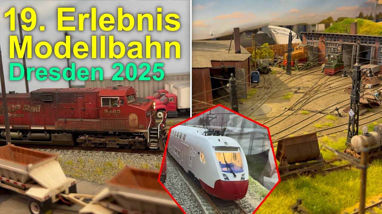 19. Erlebnis Modellbahn | Händler, Modellanlagen & Gartenbahn | Messe Dresden 2025