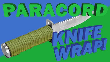 Easy Paracord Knife Handle Wrap
