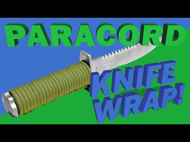 Easy Paracord Knife Handle Wrap 