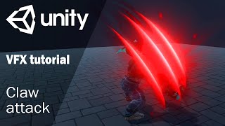 Создание игрового эффекта удара когтями в Unity