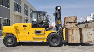 Testing the Limits: SOCMA's 16-Ton Forklift Performance Test