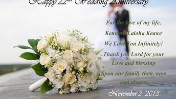 Happy 22nd Wedding Anniversary