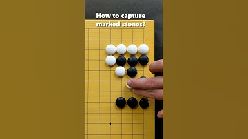 Game of Go, puzzle - how to capture stones #baduk #gogame #weiqi #바둑 #囲碁 #puzzle