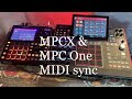 MPC-X synced to MPC-ONE