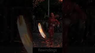 Amazing Pyra Female Fire Dancer 2 - Rewinding