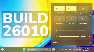 New Windows 11 Build 26010 – Copilot Move and Resize, Quick Settings Changes and Fixes (Canary)