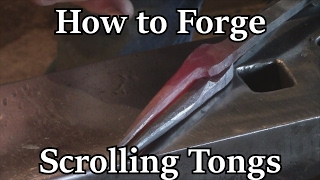 How to Forge Scrolling Tongs | Iron Wolf Industrial
