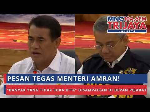 BLAK BLAKAN Menteri Amran Depan Suahasil & Jenderal Bea Cukai Banyak yang Tidak Suka Kita | Trijaya