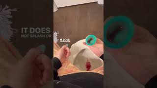 How to remove a menstrual cup mess free #shorts screenshot 2