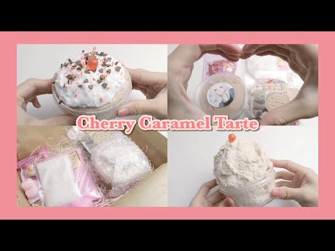 〖ASMR〗@はおる - haoru slime - ちゃんから購入したスライムをレビューする⌇Cherry Caramel Tarte⌇初購入⌇冒頭BGMあり