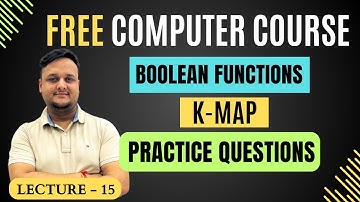 Free NIMCET Computer Course Lecture-15 | Practice Questions |  K-MAP | Boolean Function | Logic gate