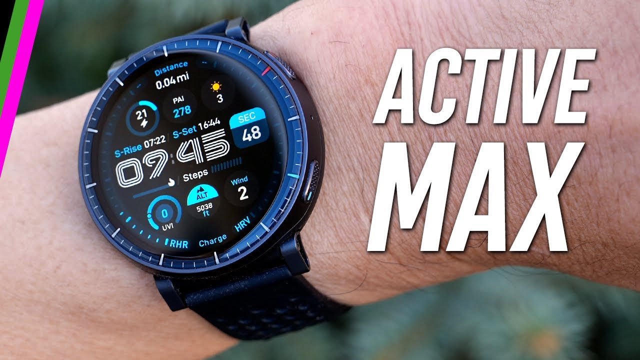 Обзор Amazfit Active Max // Высокая производительность по доступной цене!