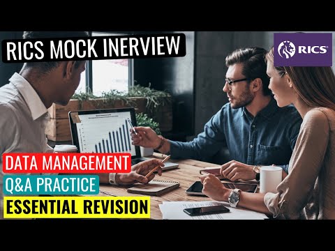 RICS APC MOCK INTERVIEW - Q&A PRACTICE ON DATA MANAGEMENT - ESSENTIAL REVISION