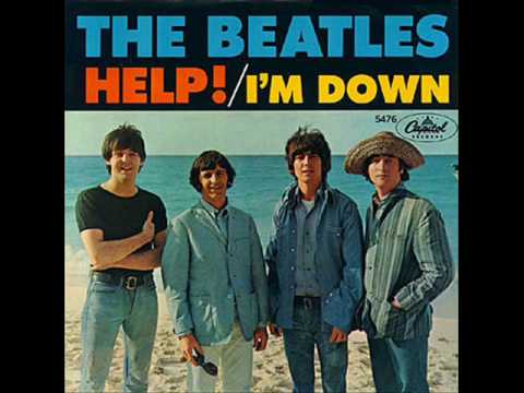 ビートルズ ヘルプ / アイム・ダウン OR-1412 RARE 45 RPM RECORD: “Help!” / “I'm Down,” The Beatles w