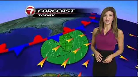 WSVN Weather Julie Durda Purple top 9/9/2011