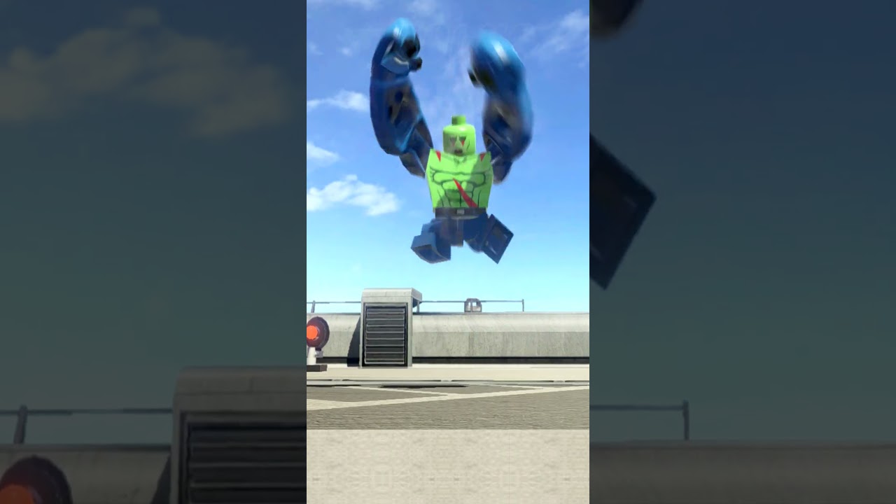 A Bomb Transforms into Drax - LEGO Marvel Super Heroes