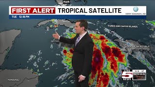 VIDEO: Tropical Storm Rafael forms in Caribbean, expected to become hurricane
