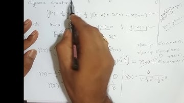 M5L37 - Z Transform - Transform Analysis of LTI System - To find Natural Response of a LTI system