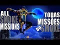 [TAS] Mortal Kombat Shaolin Monks - TODAS MISSÕES DO SMOKE (All Smoke Missions) (PS2)