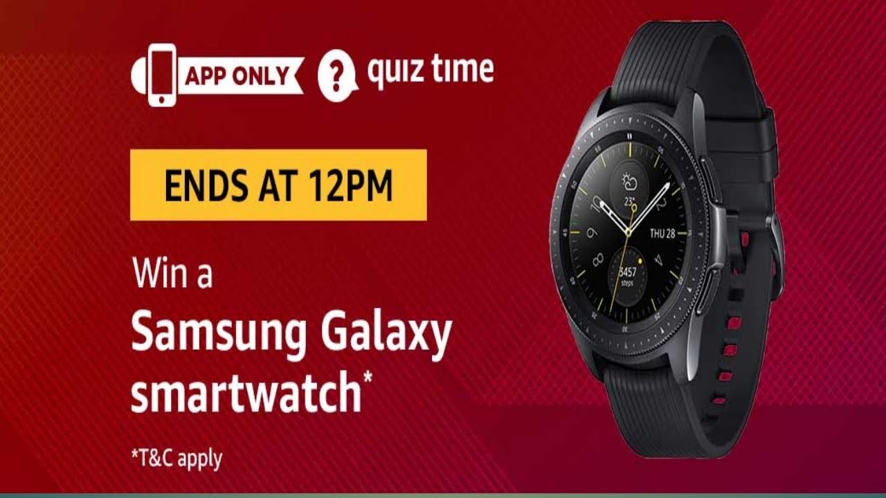 amazon samsung smartwatch quiz