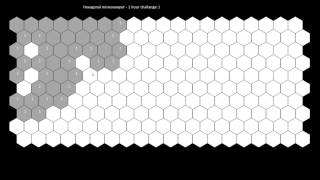 C++ SFML game - hexagonal minesweeper (1 hour challange) screenshot 5