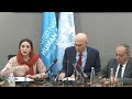 LIVE: UN High Commissioner Volker Turk holds press conference in Beirut