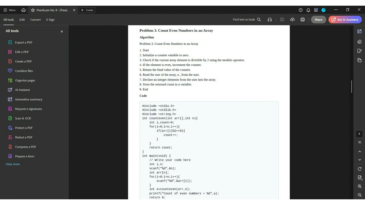 practicum 8(C Program: Data Handling Using Searching Techniques  Linear & Binary Search Tutorial)