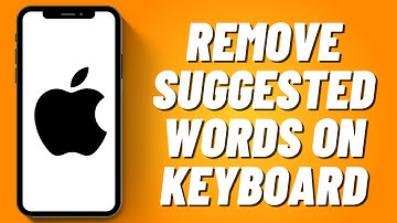 How to Remove Suggested Words on Keyboard iPhone (2023)
