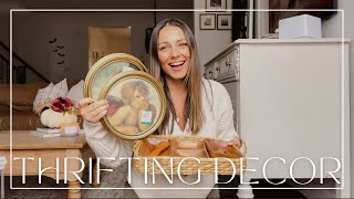 COME THRIFT WITH ME FOR HOME DECOR | thrift haul & home decor on a budget.