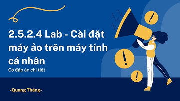 2.5.2.4 Lab – Install a Virtual Machine On A Personal Computer Answers